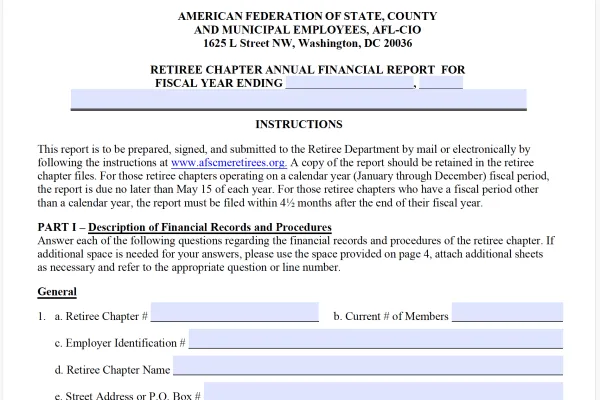 2025 Retiree Financial Report