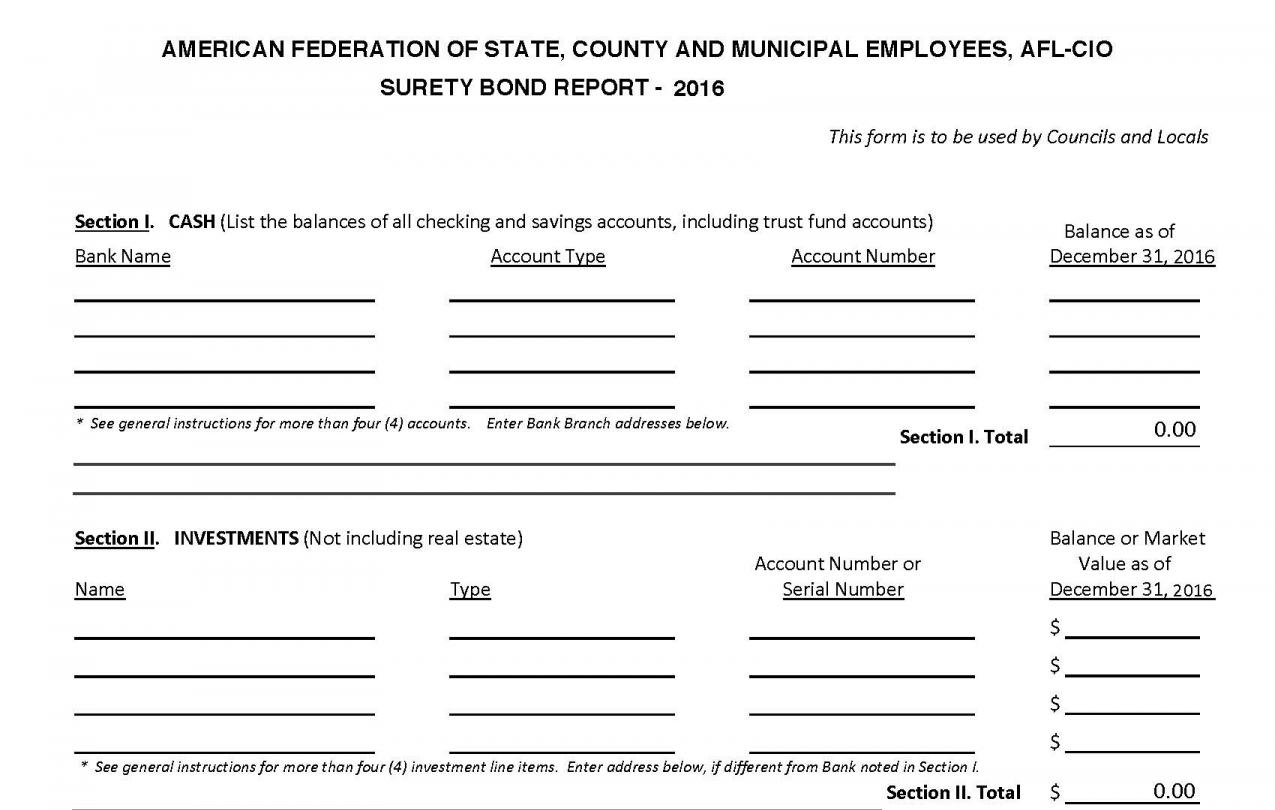 surety bond form
