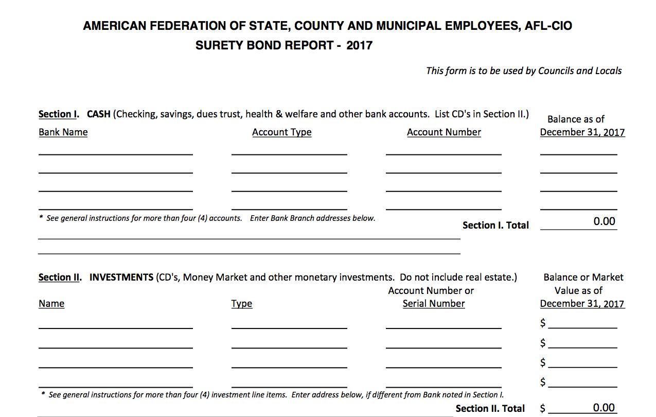 surety bond form